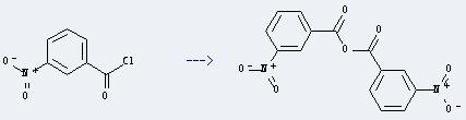 m-Nitrobenzoyl chloride can be used to get 3-nitro-benzoic acid-anhydride